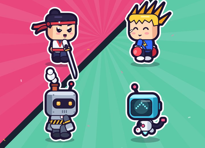 RONIN, VOLT, PISTON and BLIP