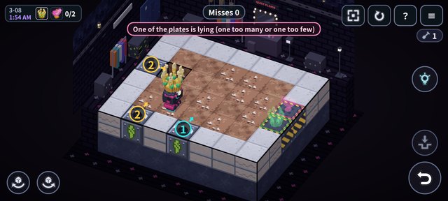 Area 3, the underground mall: a numbered-plate puzzle around a field of dirt, the drop pad and a guard robot
